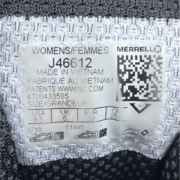 Merrell Women's Grey Frost Siren Edge Q2 Shoes Sz 8.5 - Picture 8 of 9